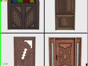 door pack - 3 3D Model
