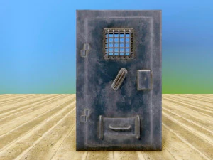 porta della prigione Modello 3D