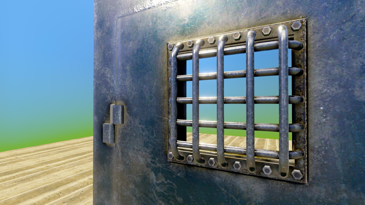 Prison doors