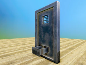 porta della prigione Modello 3D