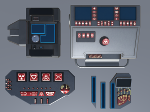 sci fi buttons levers and gears vol 2 3D-Modell