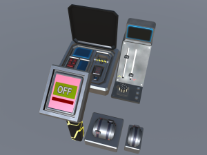 sci fi buttons levers and gears vol 2 3D-Modell