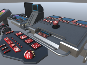 sci fi buttons levers and gears vol 2 3D-Modell