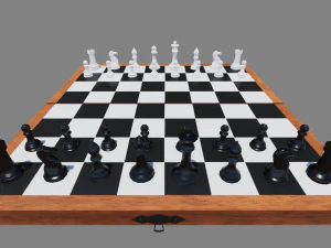 chess board foldable 3D Model