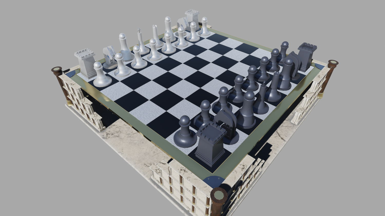 Chess Free 3D Model in Board Games 3DExport