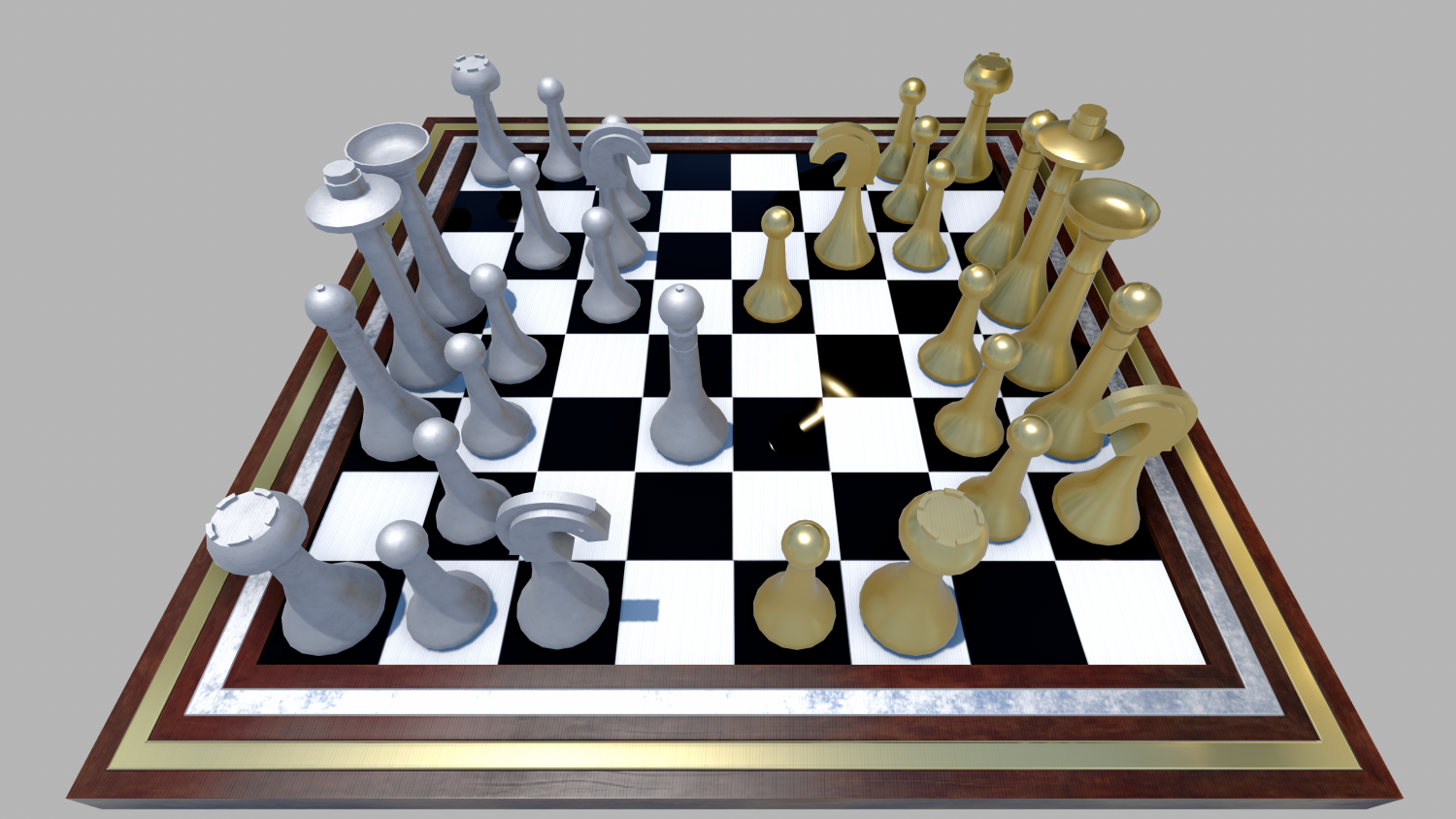 Chess board & pieces - Download Free 3D model by sso_aco