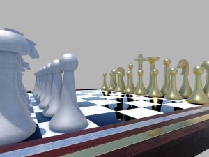 chess board simple 3D Model
