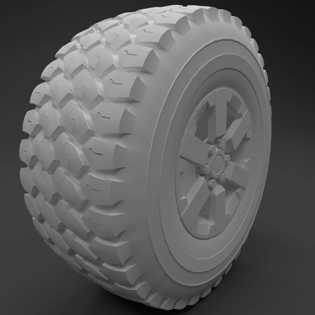 wheel troller high poly 3dmodel 3D Model .c4d .max .obj .3ds .fbx .stl .blend 