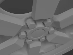 wheel troller high poly 3dmodel 3D Model