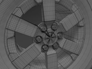 wheel troller high poly 3dmodel 3D Model