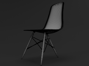 chair modern 3D मॉडल