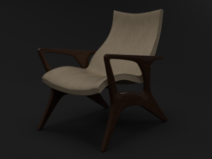chair modern 3D मॉडल