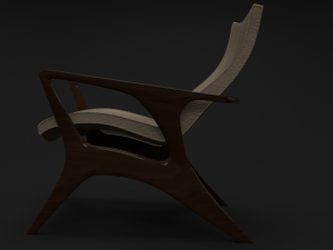 chair modern 3D मॉडल