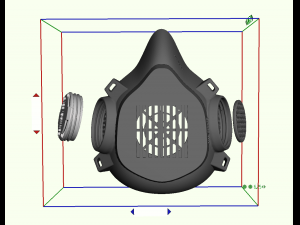 mask covid-19 Model 3D