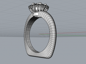 beautifull ring Modelo 3D
