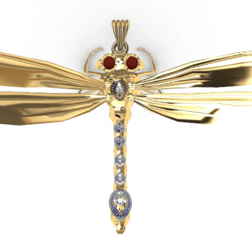 said dragonfly 3D Model .c4d .max .obj .3ds .fbx .stl .blend 