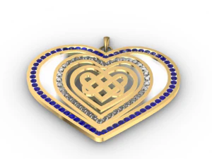 dije celta Modelo 3D