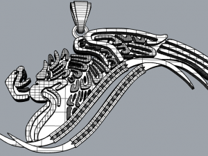 eagle mexico 3D 模型