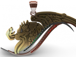 eagle mexico 3D 模型