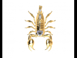 scorpion charm 3D मॉडल