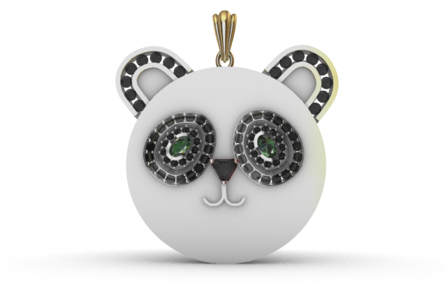 oso panda 3D मॉडल .c4d .max .obj .3ds .fbx .stl .blend 