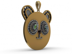 oso panda 3D मॉडल