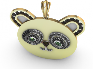 oso panda 3D मॉडल