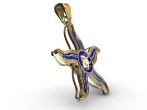 starfish pendant 3D Model