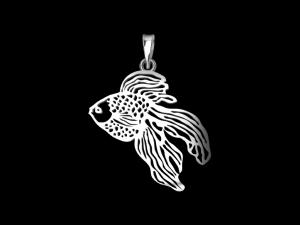 fish pendant 3Dプリントモデル