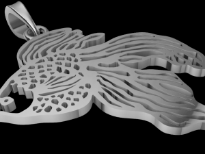 fish pendant 3Dプリントモデル
