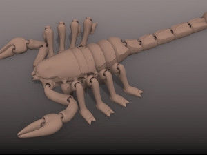 scorpion flex low poly 3D Model