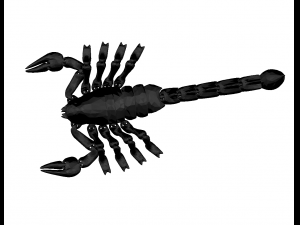 scorpion flex low poly Model 3D
