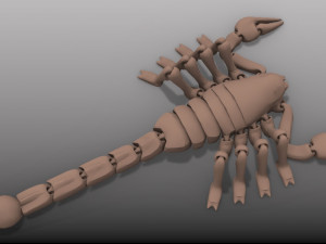 scorpion flex low poly 3D 模型