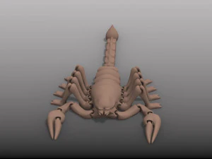 scorpion flex low poly 3D Model
