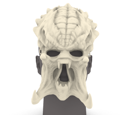 mask predator 3D Model .c4d .max .obj .3ds .fbx .stl .blend 