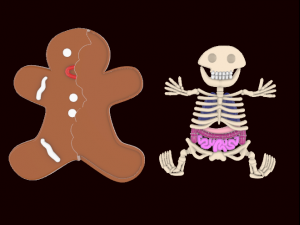 gingerbread man skull Modèles 3D en vedette
