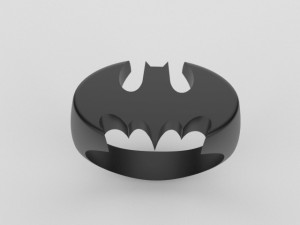 batman ring 3Dプリントモデル