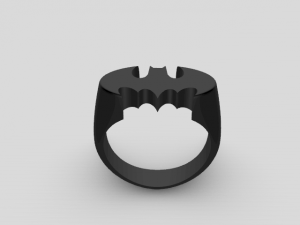 batman ring 3Dプリントモデル