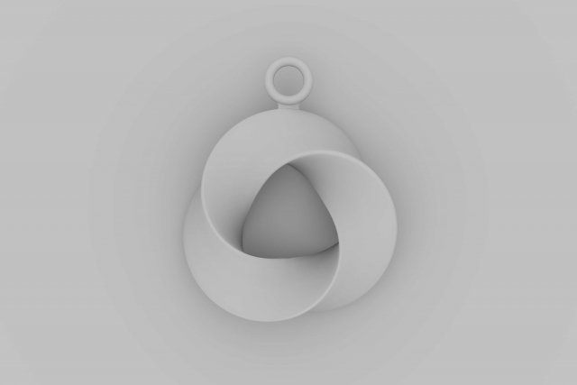 3d mobius band keychain Modelo de impresión 3D .c4d .max .obj .3ds .fbx .stl .blend 