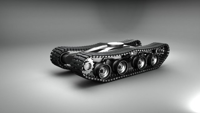 Suspension tracks construction vehicle 3D मॉडल .c4d .max .obj .3ds .fbx .stl .blend 