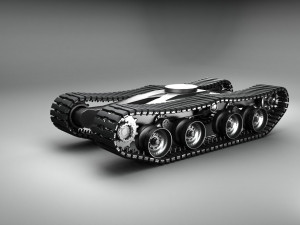 Suspension tracks construction vehicle 3D 모델