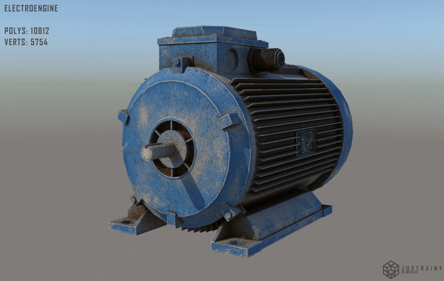 electroengine air90 3D Model .c4d .max .obj .3ds .fbx .stl .blend 