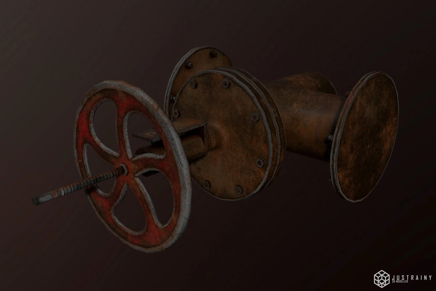 gas cock 3D Model .c4d .max .obj .3ds .fbx .stl .blend 