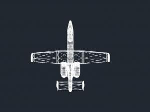 fairchild republic a-10 thundrebolt ii 3D Model