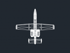 fairchild republic a-10 thundrebolt ii 3D मॉडल