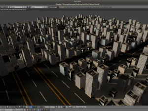 kota yang realistis Model 3D