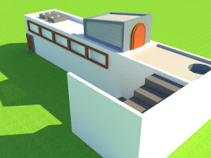 ローポリハウス 3Dモデル