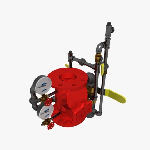 4f-fmodelj-1alarmvalve-verticaltrim 3D मॉडल .c4d .max .obj .3ds .fbx .stl .blend 