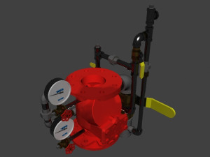 4f-fmodelj-1alarmvalve-verticaltrim 3D मॉडल