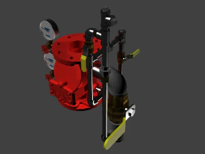 4f-fmodelj-1alarmvalve-verticaltrim 3D Model